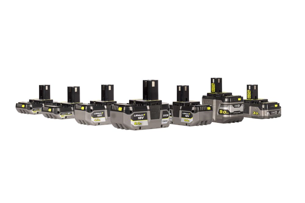 Ryobin akkuvalikoima